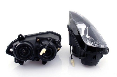 Headlight Head light Fit Yamaha YZF 1000 R1 2004-2006 2005 Black B1 - Picture 10 of 12