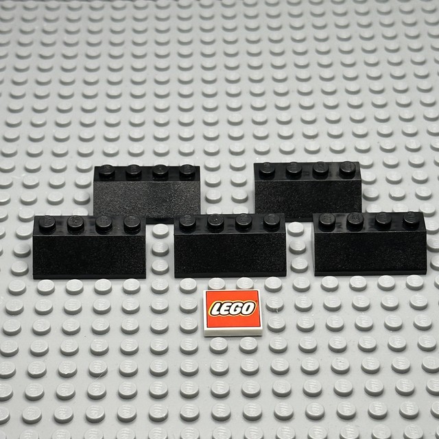 LEGO® Dachstein Schrägstein Slope 3037 2x4 schwarz black 5 Stück LEGO® Dachstein Schrägstein Slope 3037 2x4 schwarz black 5 Stück