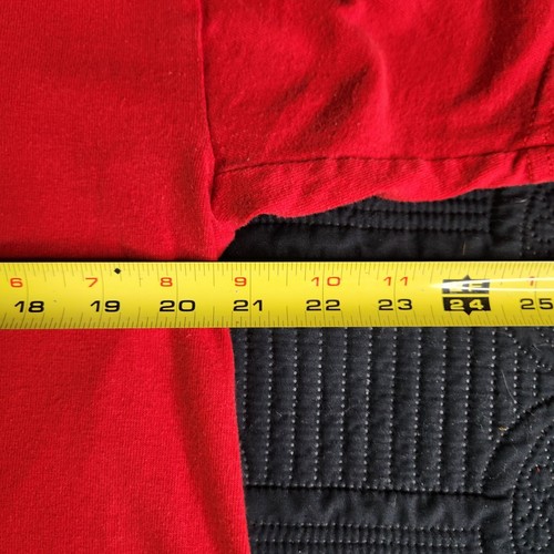 VTG Jerzees Adult Shirt Large Red Ohio State Buckeyes National Men Sz LG #J7 - Picture 7 of 7