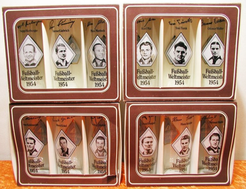 WM 1954 - HANNEN ALT Biergläser - Posipal und Liebrich - Bild 5 von 6