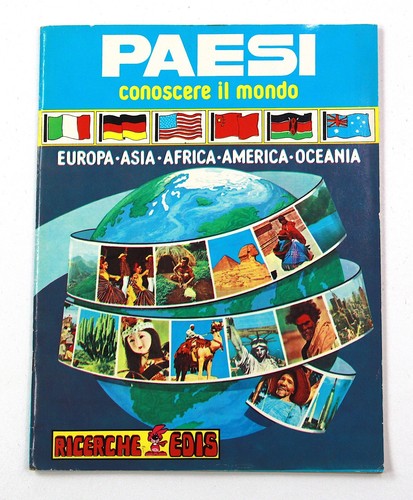 Album Figurine Vintage Anni 80 Paesi Conoscere il Mondo Europa Asia America Raro - Imagen 15 de 24
