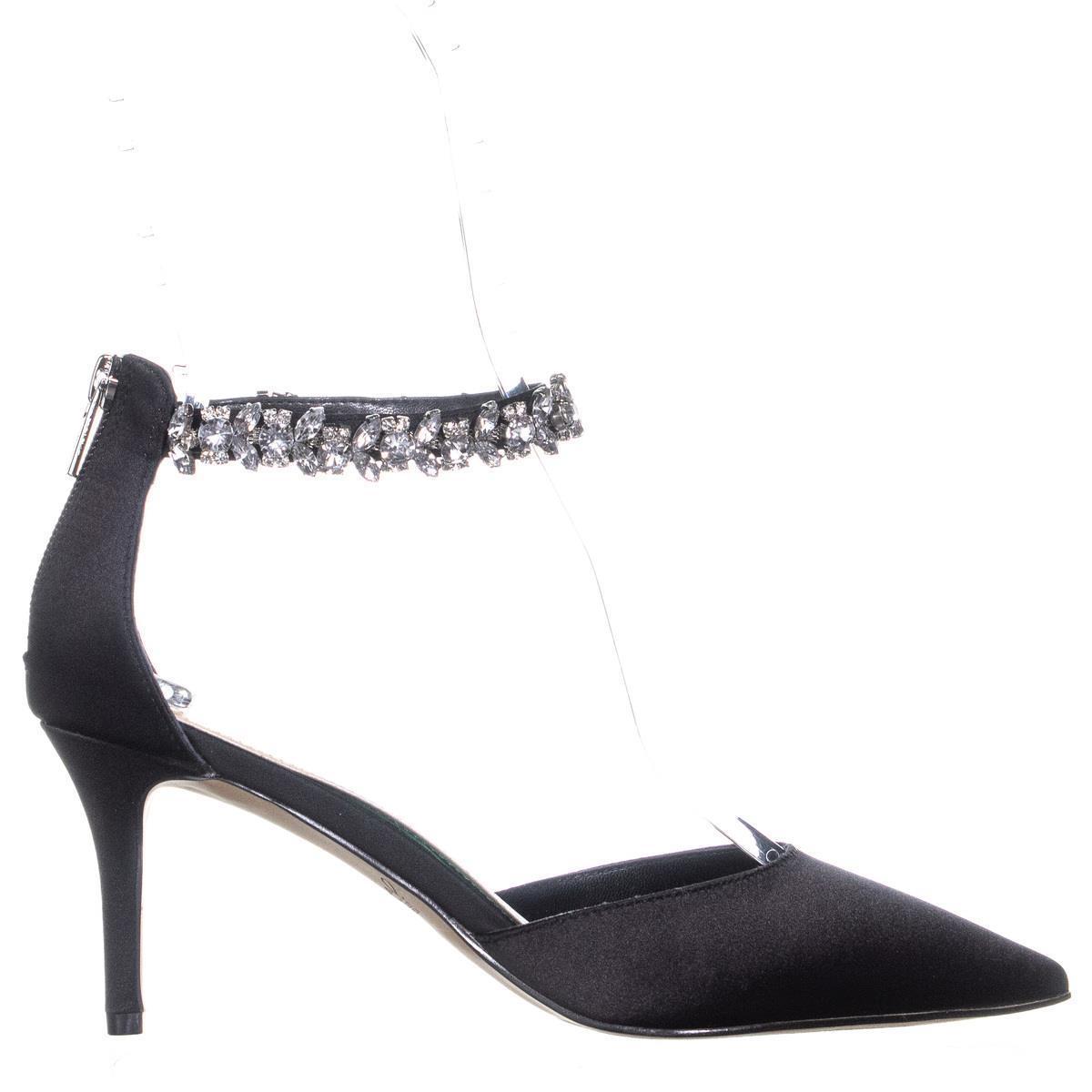 Jewel Badgley Mischka Audrey y Correa 7 en el tobillo Sandalias, Negro, 7 Correa EE. UU. 78bf95 Jewel Badgley Mischka Audrey y Correa 7 en el tobillo Sandalias, Negro, 7 Correa EE. UU. 78bf95