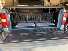 Trunk Bed 3 Pockets Net Trunk Organizer Mesh Cargo Net for Ford Ranger 2000-2026