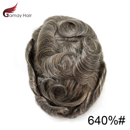 Ultra Thin Skin Mens Toupee Hairpiece Invisible Poly PU Hair Replacement Systems - Picture 67 of 83