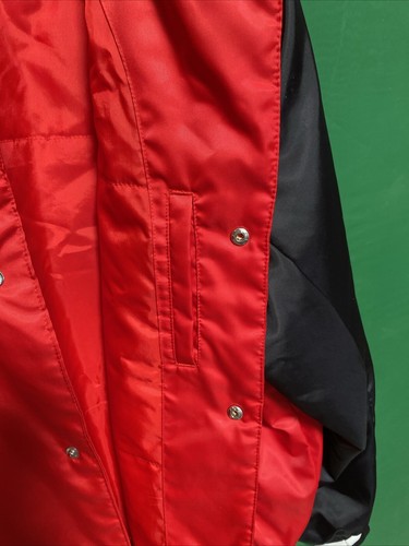 Nike Air Mens Varsity Jacket XL Red and Black Old School - Picture 4 of 7