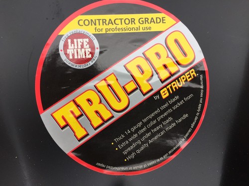 Truper Tru-Pro Long Handle Square Point Shovel - Picture 3 of 3