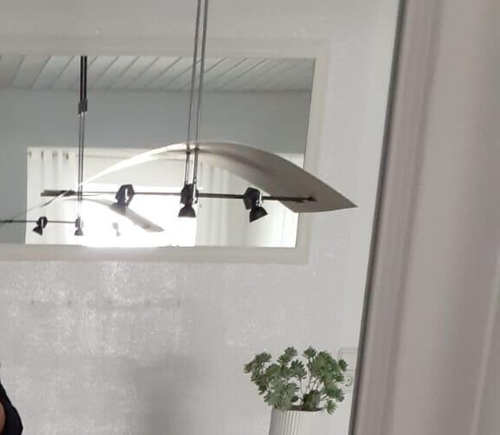 Exklusive Deckenlampe Hängeleuchte Edelstahl - Bild 3 von 10