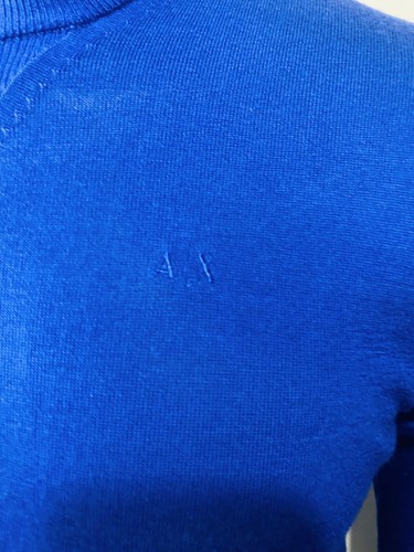 Nuevo suéter Armani Exchange AX para hombre en pura lana virgen - Imagen 2 de 5