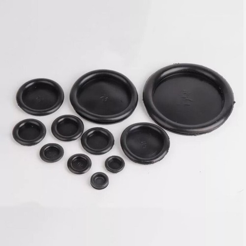 Black Grommet Protective Coil Firewall Hole Plug Rubber Blind Hole 14mm-150mm - Picture 10 of 13