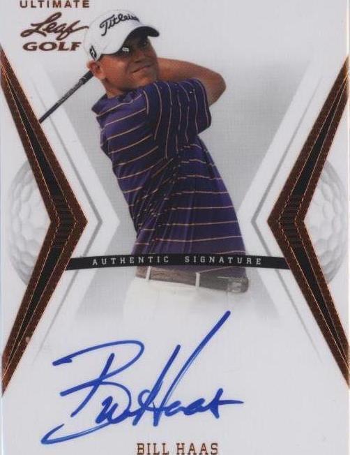 2012 Leaf Ultimate - Bill Haas #BA-BH1 - 1 of 1