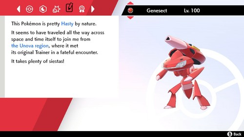 Pokémon Espada y Escudo Genesect 6IV 🙂 Brillante y No Brillante Los mejores vehículos eléctricos y naturaleza - Imagen 6 de 15