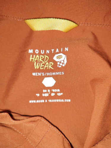 Camisa Mountain Hardware Para Hombre Manga Corta Botón Delantero L Naranja Quemado Usada - Imagen 3 de 4