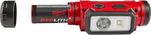 Milwaukee Hard Hat Headlamp 600 Lumens LED Rechargeable Aluminum w/ Power Source - Picture 2 of 2