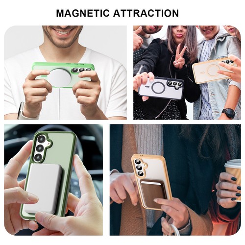 Galaxy S24 Smooth Touch Waterproof MagSafe Phone Case + FREE Screen Protector - Picture 9 of 14