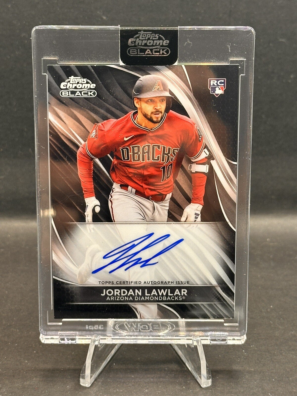 2024 Topps Chrome Black Jordan Lawlar Auto RC Arizona Diamondbacks #CBA-JL