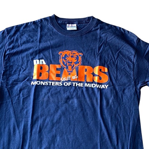 Vintage Chicago Bears T-Shirt LG Da Bears Monsters of the Midway Hanes Heavy Weight - Bild 4 von 5