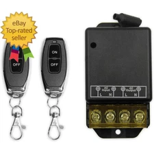 AC Wireless Remote 110V-240V 30A RF Relay Control Remote Switch 433Mhz Receiver