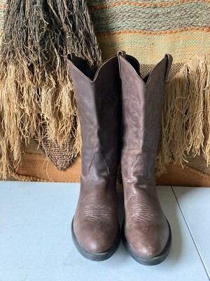 Old West Men\'s Brown Cowboy Boots TBM3051 Size 9 Old West Men main image 4