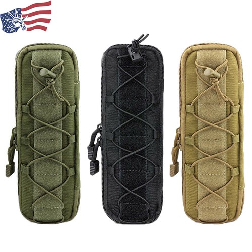 Tactical Molle Folding Knife Cover Pouch Case Belt Loop Nylon Sheath Holster - Picture 1 of 10