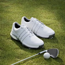 NEW ADIDAS TOUR 360 24 BOOST GOLF IF0244 US M 7.5-10.5 White / Silver TAKSE