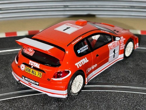 1075-Scalextric TecniToys PEUGEOT 206 WRC #1 TOTAL Gronholm Rautiainen 1:32 slot - Picture 2 of 3