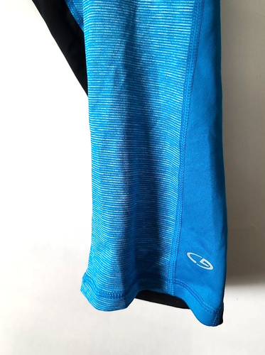 C9 Champion Capri Leggings XXL Colorblock blau schwarz tailliert Duo Dry Stretch Neu mit Etikett - Bild 5 von 8