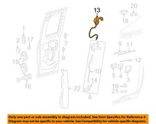 FORD OEM 97-03 F-150 Lock Hardware-Rear Door-Latch Assembly Right 6L3Z18264A26A