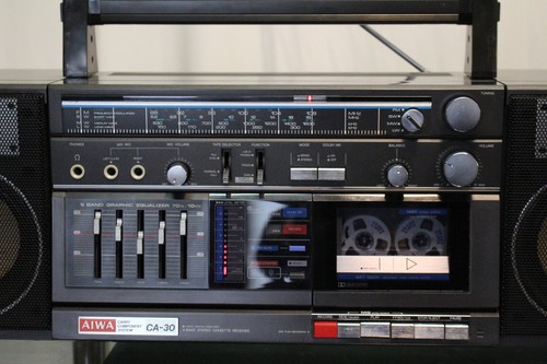 AIWA CA-30 Z RADIO CASETE GRABADORA ECUALIZADOR GHETTOBLASTER BOOMBOX + BLUETOOTH - Imagen 5 de 17