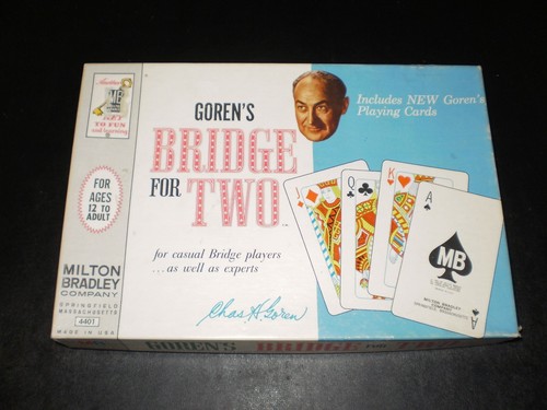 BRIDGE FOR TWO CHARLES H. GOREN MILTON BRADLEY 1964 EXCELLENT CONDITION!!!! - Bild 1 von 6
