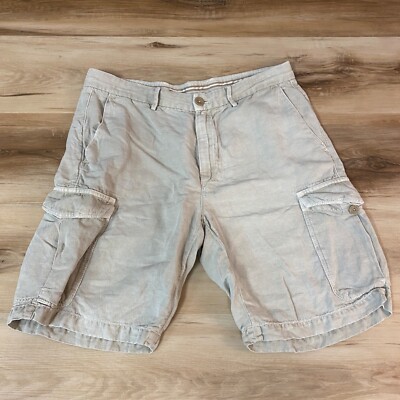 Linen Massimo Dutti Pantalones Cortos Massimo Dutti Cargo Shorts