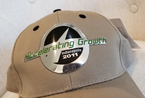 Offiicial JOHN DEERE Accelerating Growth INDIANAPOLIS 2011 hat adjustable NWT - Picture 7 of 18