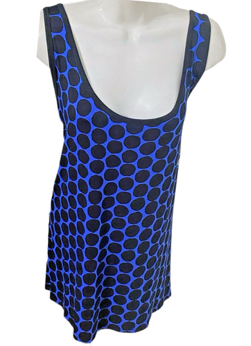 LANE BRYANT Tank Top Blouse Women's Size 22/24 Plus Polka Dot Sleeveless NWT