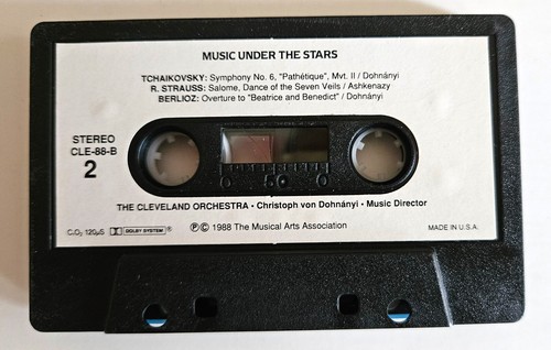 2 Cassette Tape Lot #ACX: A Cleveland Orchestra Christmas, Music Under The Stars - Picture 17 of 17
