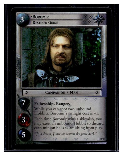 LOTR Herr der Ringe TCG CCG Ages End 19P13 Boromir, Destined Guide Foil (Menge) - Bild 1 von 2