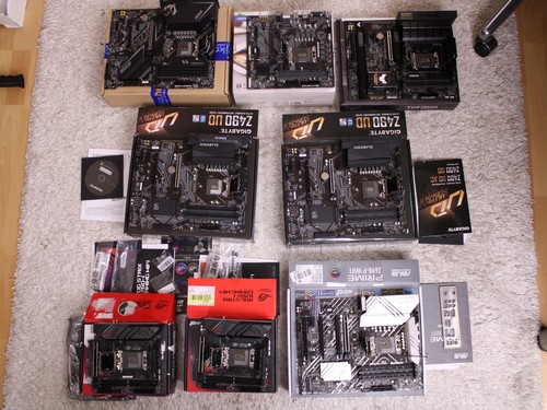 UNTESTED Motherboard Palette Lot of 8 motherboards