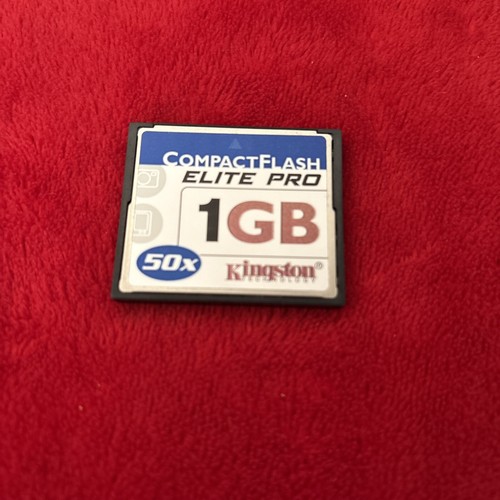 Kingston 1GB Compact Flash Card CF/1024-S 50X Elite Pro - Picture 3 of 4