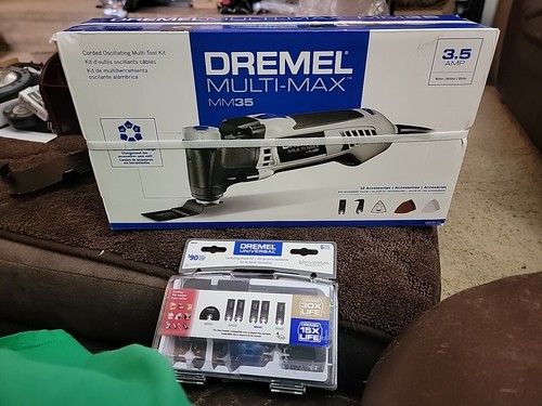 Dremel Multi-Max MM35 3.5 Amp Corded Oscillating MultiTool Kit NEW!+Blade Kit - Picture 1 of 9