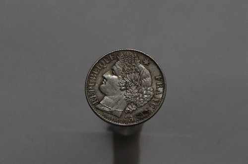 π§ π«π· France 50 CENTIMES 1895 A SILVER HIGH GRADE B66 #K7719 - Picture 2 of 2