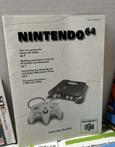 Nintendo Game And Console Manuals And Inserts Only - Bild 3 von 18
