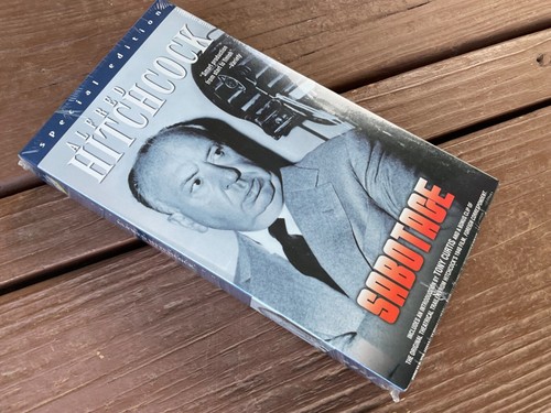 Sabotage Alfred Hitchcock Special Edition VHS Sealed - Picture 3 of 6