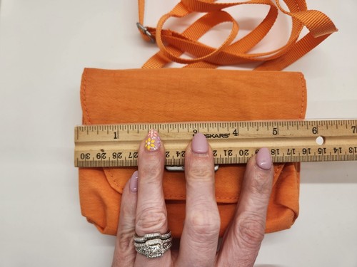 Baggallini Mini Convertible Orange Crossbody/Belt Bag-Travel Bag - Picture 19 of 20