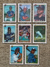 2025 Topps Shoebox Treasures 1990 Bowman Lot (8) NO DUPS Henderson/Thomas/Maddux