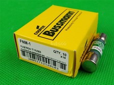 10PCS Bussmann FNM-1 (FNM-1) 1Amp 250Vac Time-delay Supplemental Fuses