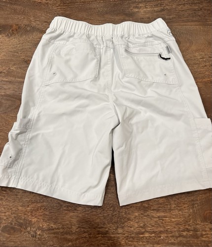 Magellan Boys Sz 14-16 Gray Fish Gear Shorts Water Repellent - Picture 2 of 5