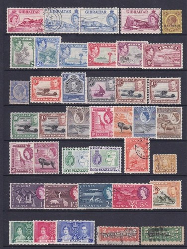 British Commonwealth QV - QEII Stamp Oddments Mint, Used etc. Cat app £450 - Imagen 8 de 9