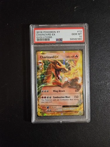 2016 Pokemon XY Evolutions - Charizard EX 12 PSA 10 GEM MINT