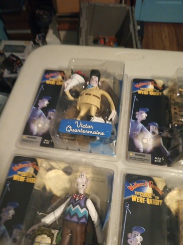 Wallace and Gromit Movie 8 Action Figure Set New McFarlane Toys 2005 - Picture 9 of 9