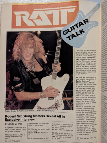 Hit Parader Magazine May 1987 Motley Crue, KISS, Ratt, WASP, Ozzy, Van Halen VTG - Picture 4 of 18