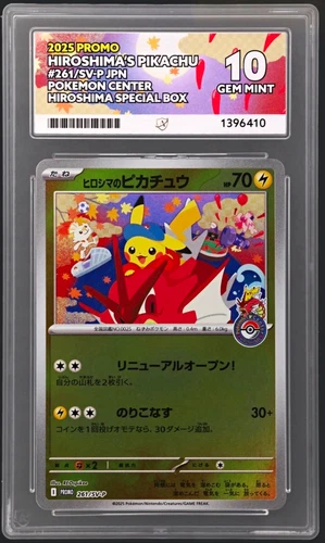 Hiroshima's Pikachu 261/SV-P Japanese Pokémon Promo ACE 10