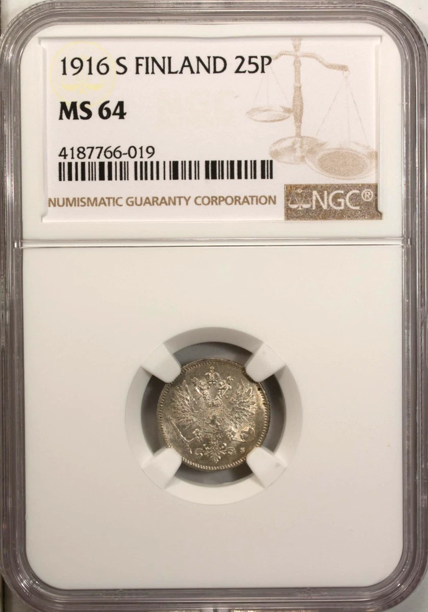 NGC Grade MS 64 Finland Coins for sale | eBay